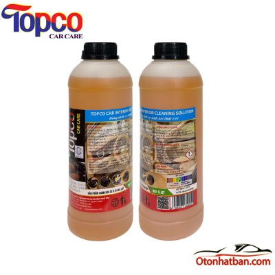 Dung dịch vệ sinh nội thất ô tô Topco chai 1 lít