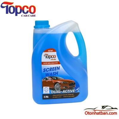 Nước rửa kính ô tô Topco can 2,7 lít
