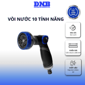 Vòi Nước Rửa Xe 10 Tính Năng SGGD402